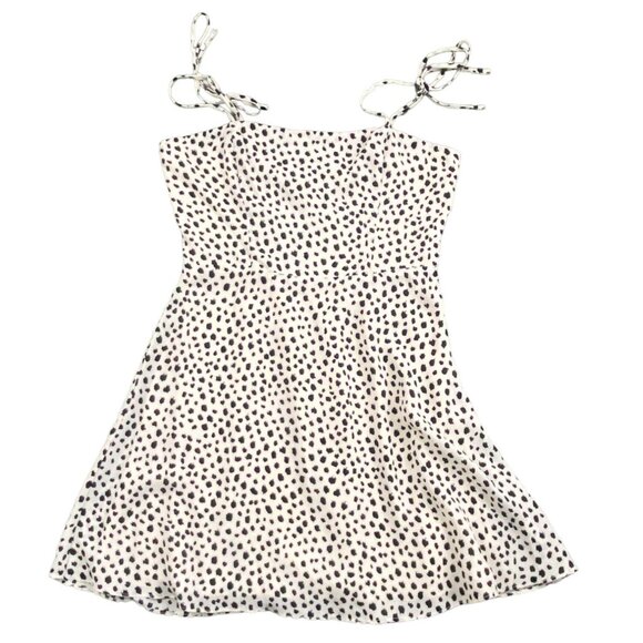 Lola Grace Dresses & Skirts - Lola Grace Womens Adjustable Strap Patterned Mini Dress-Ivory-Medium-NWT